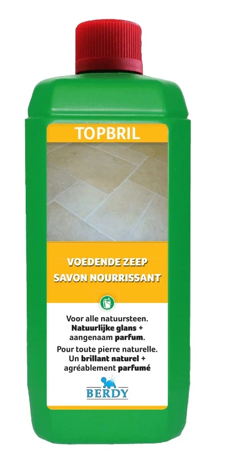 Berdy Topbril — Savon naturel nourrissant pour pierre naturelle, Conditionnement fabricant