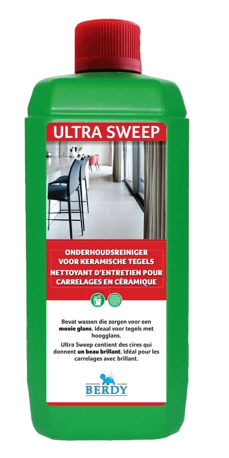 Berdy Ultra sweep — Nettoyant d’entretien pour carrelages céramiques, Conditionnement fabricant
