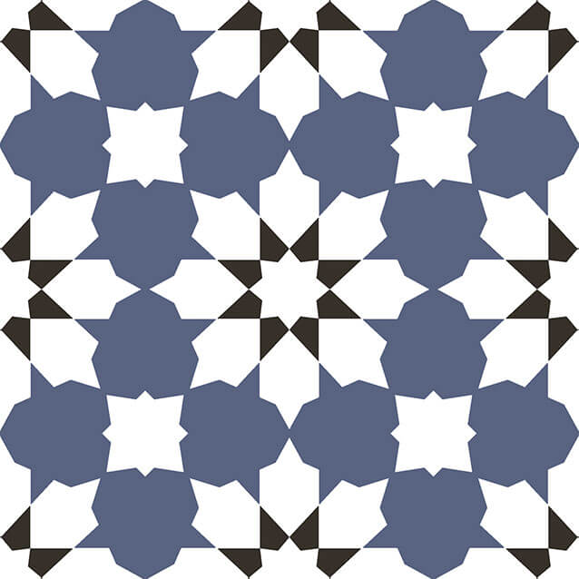 Cerlat Nerja Bleu — Faïence, Bleu
